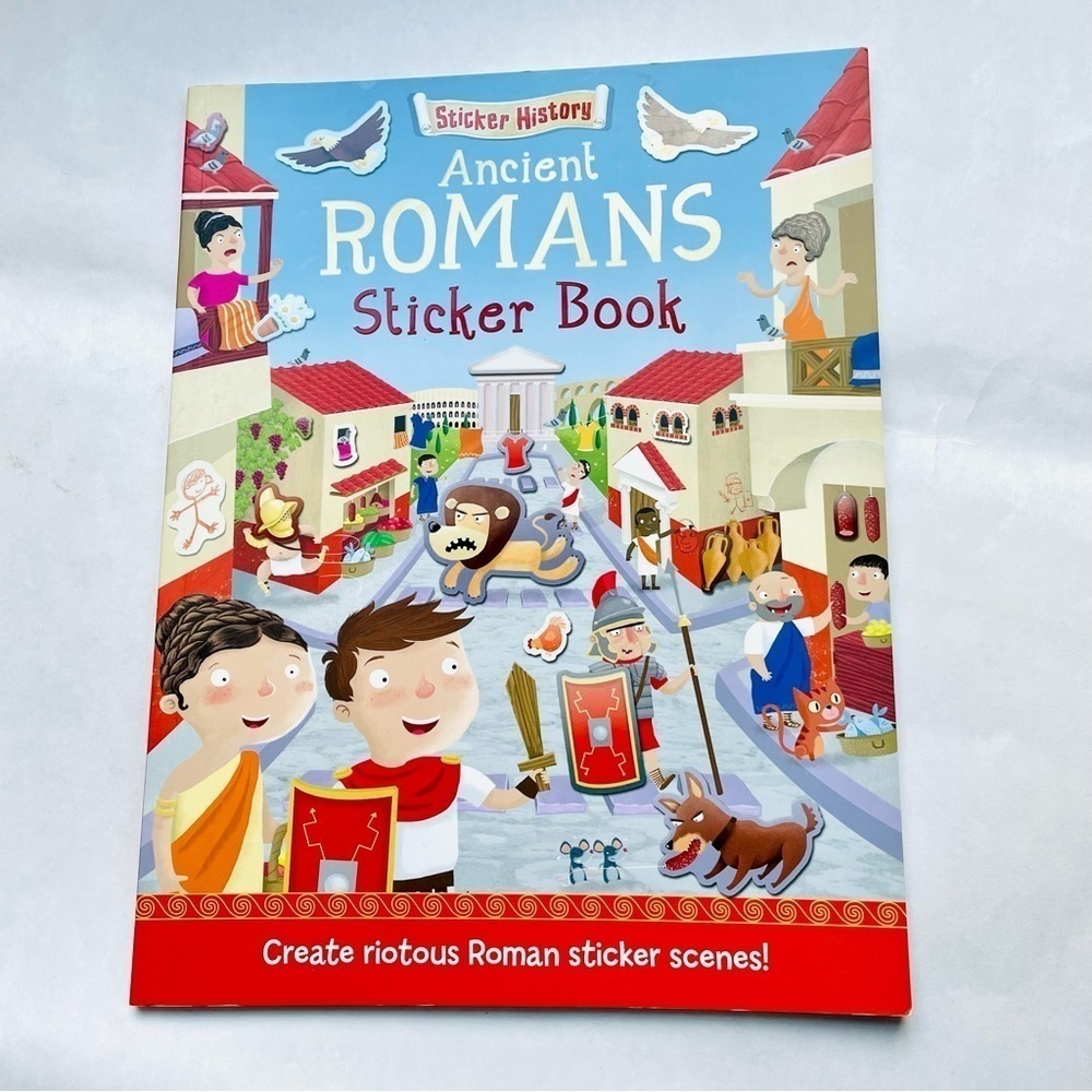 NWT Sticker History Ancient Romans Sticker Book